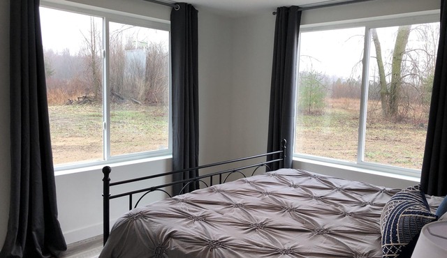 Private country suite on pond located In Amish country. Only 5 min from Norwich