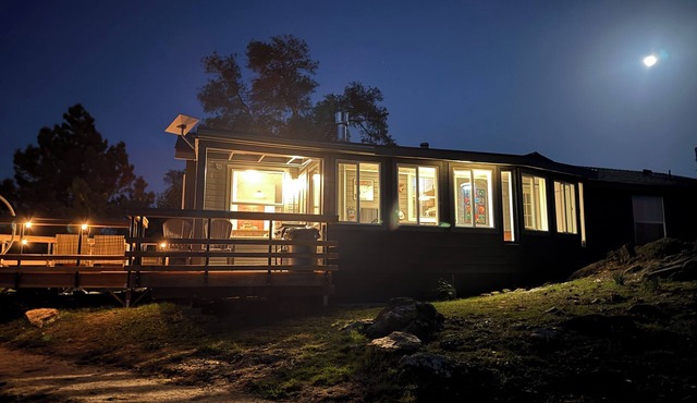 Private Dark Sky Mountain Retreat on 7 Acres Spa EV Charger