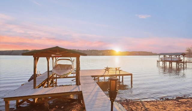 Private Dock & Game Rm: Lake Home w/Fire Pit