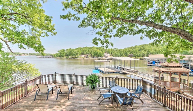 Private Dock: Home on Lake of the Ozarks