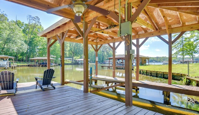 Private Dock: Pet-friendly Home on Lake Sinclair