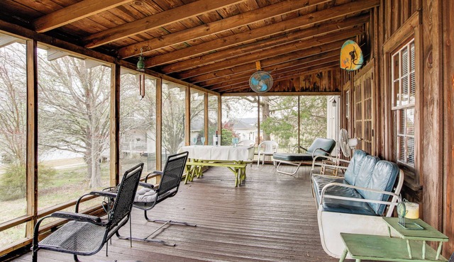 Private Dock + Porch: Serene Lake Greenwood Escape