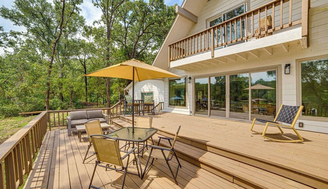 Private Dock: Waterfront Cedar Creek Lake Home