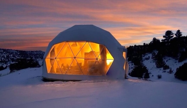 Private Dome Under the Stars! Guernsey State Park