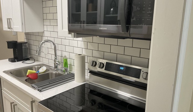 Private escape awaits in stylishly designed comfy basement