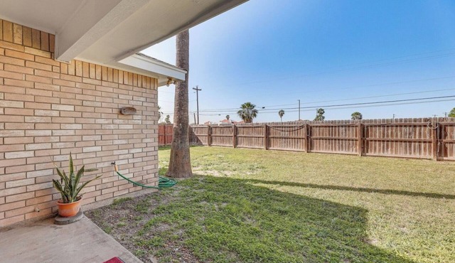 Private Fenced Backyard Pet Friendly Grill