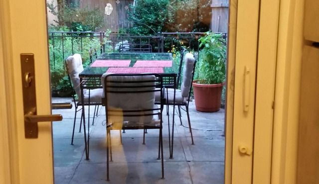 Private Garden apt-Prime Park Slope Brooklyn NYC . Outdoor Space/Grill