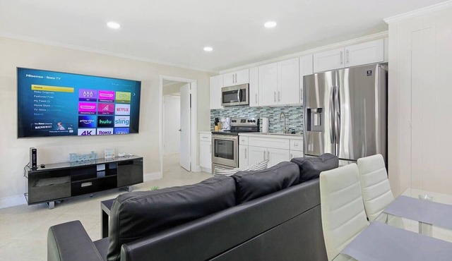 Private Guest suite with a beautiful view of the new hard rock hotel and casino