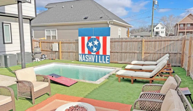 Private Heated Pool, Hot Tub- Minutes From Broadway Sleeps 12!
