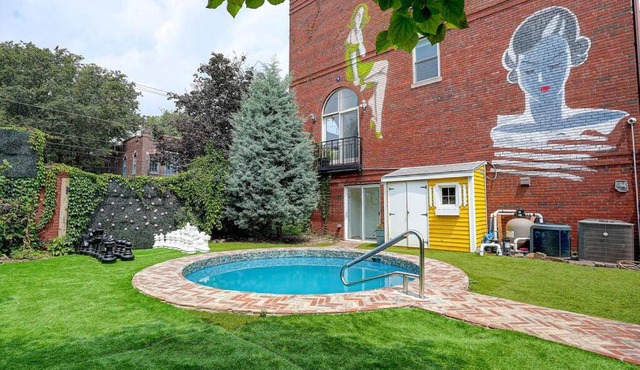 PRIVATE HEATED POOL with CITY views and GYM!