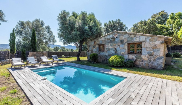 Private heated swimming pool