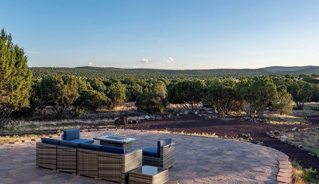 Private home on 40 acres surrounded by wide open space.
