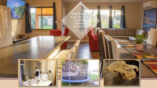 Private Home - Playground, Jumping Mat, BBQ, Darts, Firepit, Gazebo, 4 Smart TVs, White Cotton Bedding, - The Redwood Cul-De Sac Beach Retreat