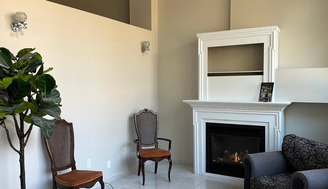 Private home with 5 large bedroom and spacious common areas with private patio.