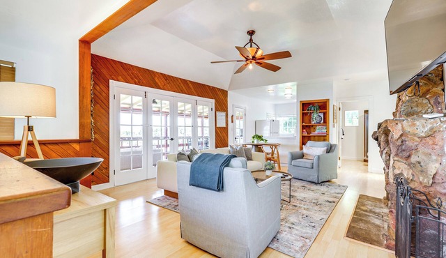 Private Hot Tub w/Water Views: Lower Lake Getaway