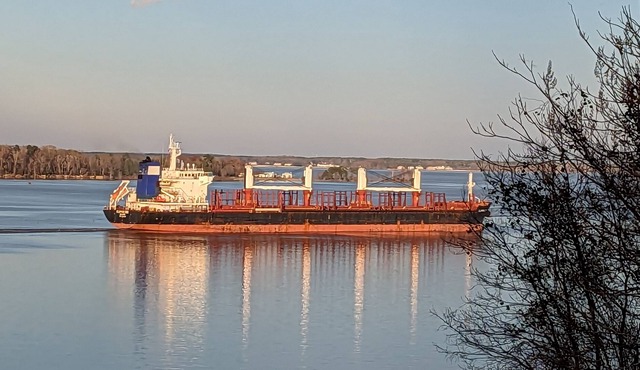Private house located on the James River