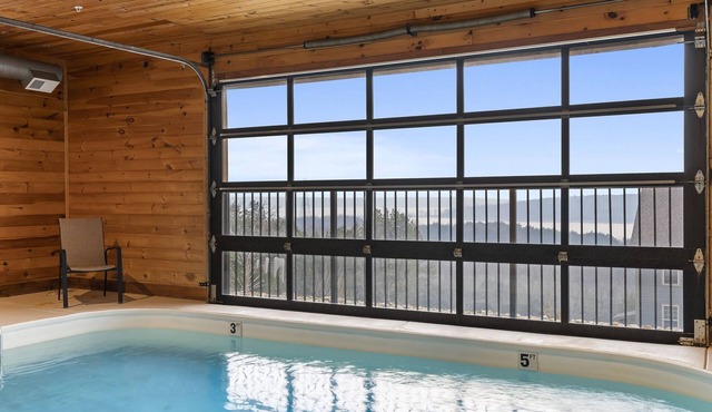 Private Indoor Pool & Hot Tub Retreat with Games, Free Daily Tickets, Expansive Deck & Amazing Views