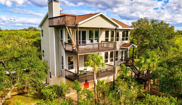 Private Island: Canal Front Luxury/Amazing Views/5 Kayaks/3 Bikes. 3 Bed/3 Bath