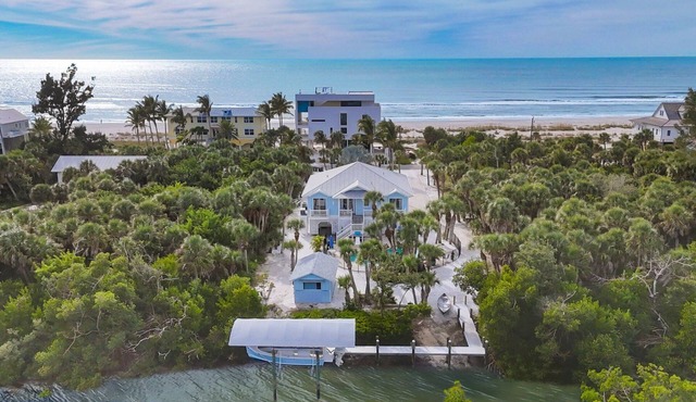 Private island 3/3 home w/Private POOL, Private DOCK & BEACH access!