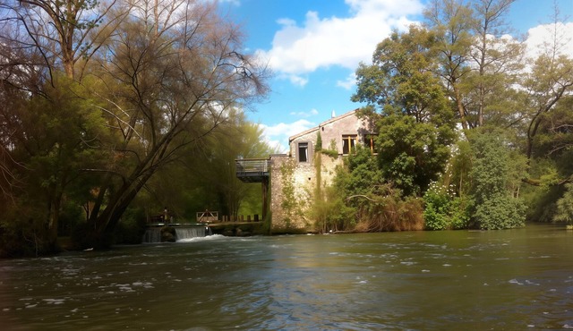 Private Island Medieval Watermill with Pool & River Access
