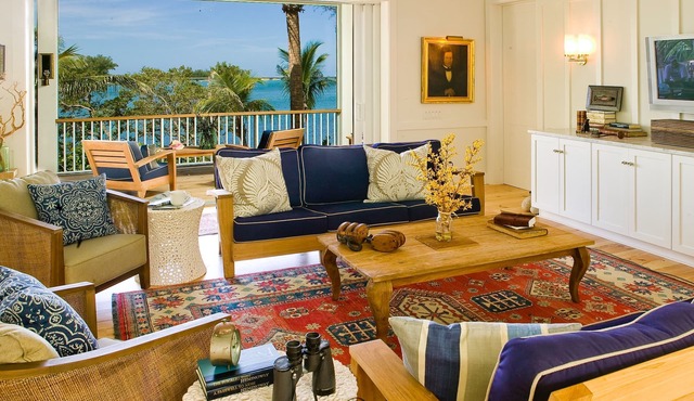 Private Island Retreat with Private Beach, Dock, Palm Trees & Glorious Sunsets