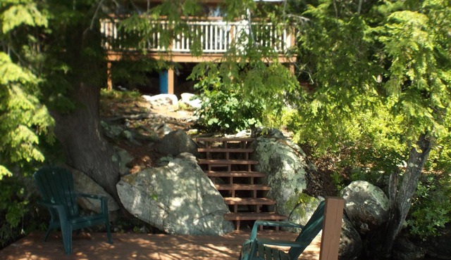 Private island setting with spectacular sunset views and awesome bunkhouse