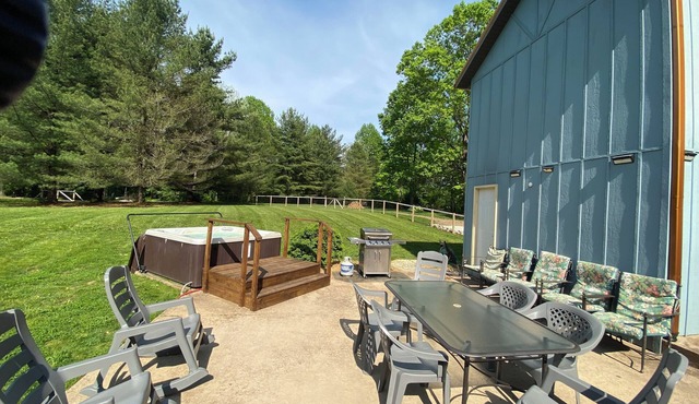 Private King Suite on 25 Forested Acres with Pool, Hot Tub and Fire Pit near Bloomington