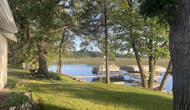 Private lake home with Pontoon on Lake Ida in Alexandria, MN