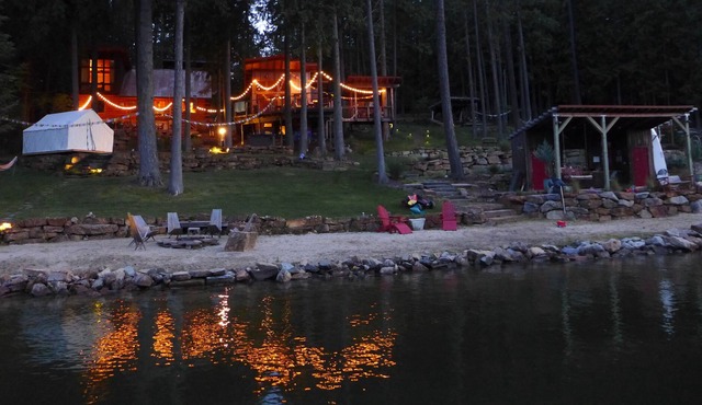 Private Lake home with guest cabin