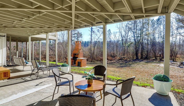 Private Lake & Trails: Secluded Woodstock Retreat