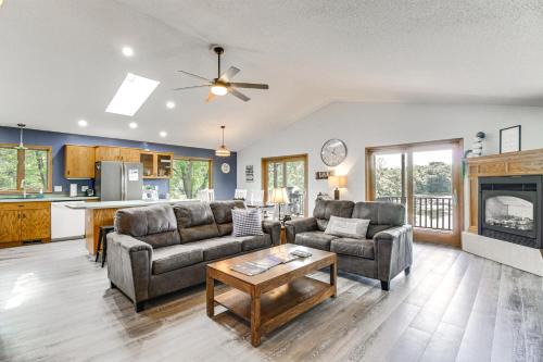 Private Lakefront Cabin with Hot Tub, Deck and Views