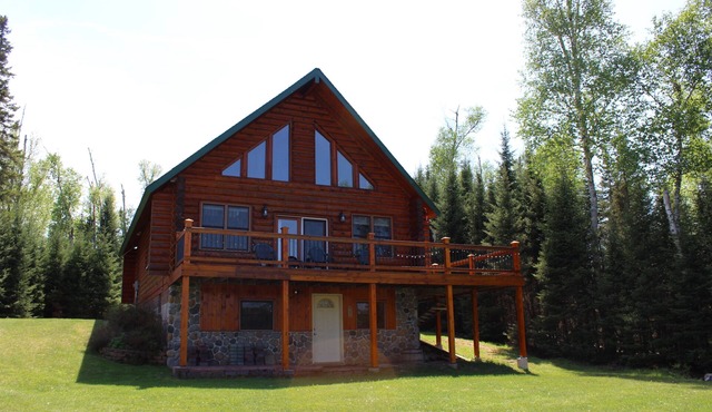 Private lakefront home on a quiet lake