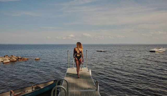 Private lakeside hideaway, 4 bedroom one-story home with stunning water views.