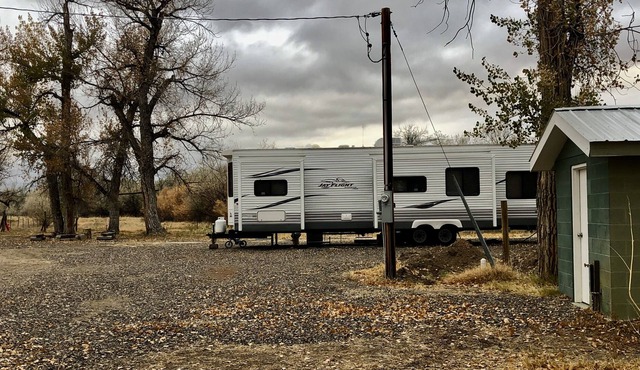 Private Location with access to the Big Horn River.