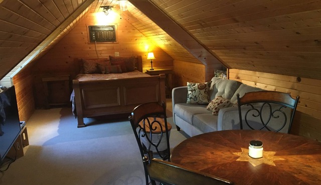 Private loft suite in a historic tourist village