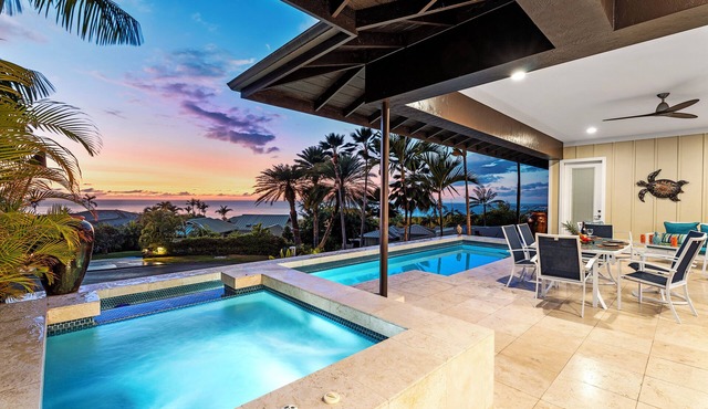 Private Luxury Estate w/Pool, Jacuzzi, AC & Ocean Views: Ohana Le'ale'a