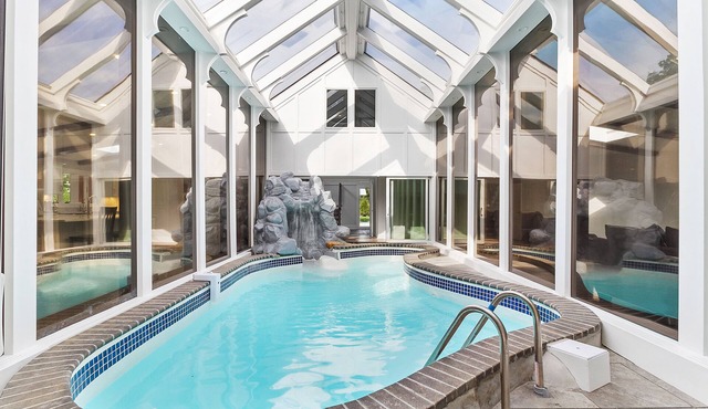 Private Luxury Hamptons Estate Indoor Pool Hot Tub