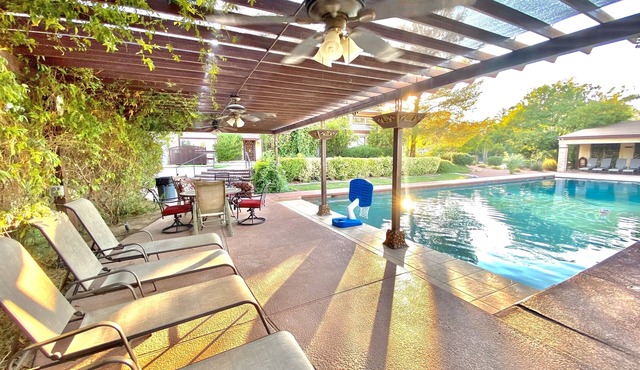 Private Massive Pool Home, Tennis Court, Basketball Court, and Game Room!