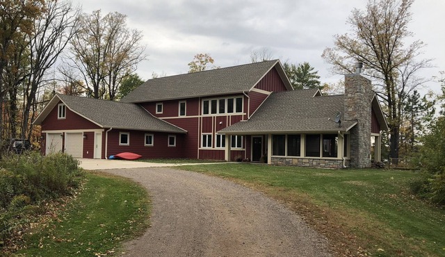 Private, modern 4 BR Lakefront home on 10 acres. 4 Bedroom, 3.5 bath