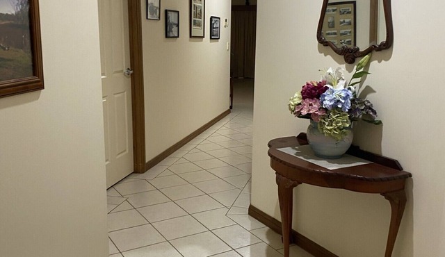 Private mooring with access to the main river, just 75 metres away.