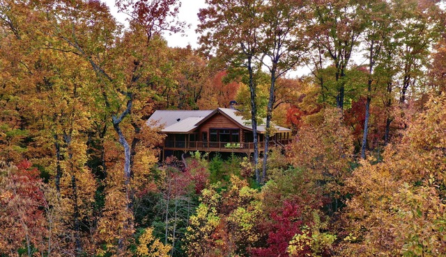 Private Mountain Log Home