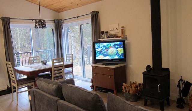 Private new 4 season oasis nestled amongst the trees close to Haliburton Village