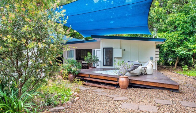 Private oasis at the base of the hills