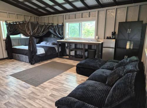 Private off grid jungle cabin with AC and WiFi