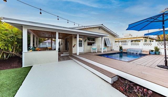 Private Paradise with Heated Waterfall Pool
