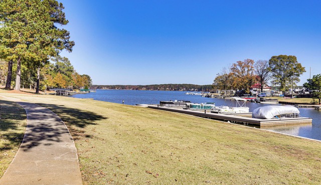 Private Patio, Decks: Waterfront Eatonton Townhome