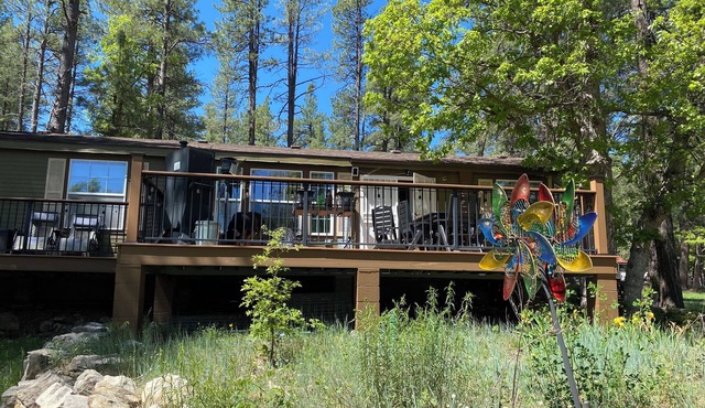 Private Peaceful Cabin - 3 Bd 2 Ba home - Private Deck, Jacuzzi, Pets Welcome!