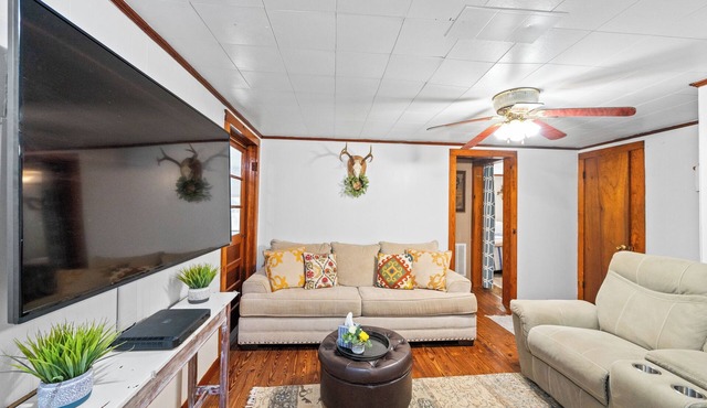 Private, Pet friendly,3-bedroom cabin with A/C & WiFi in Castleberry, Alabama!