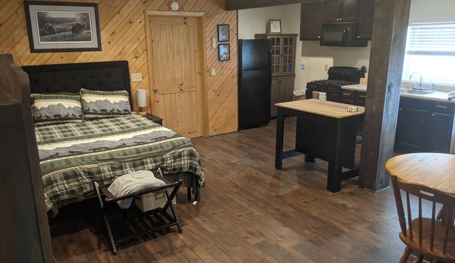 Private, pet friendly studio with many amenities.