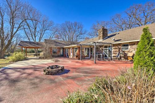 Private Pond + Patio: Expansive Escape in Rogers